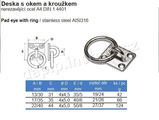 5*30*35 mm - A4 - ( BALENÍ 5 KS )