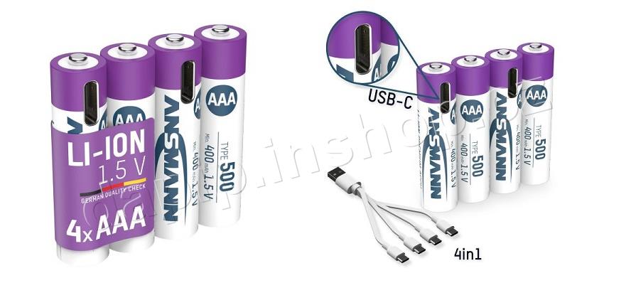 1311-0028 - ANSMANN - ( BALENÍ 4 KS )