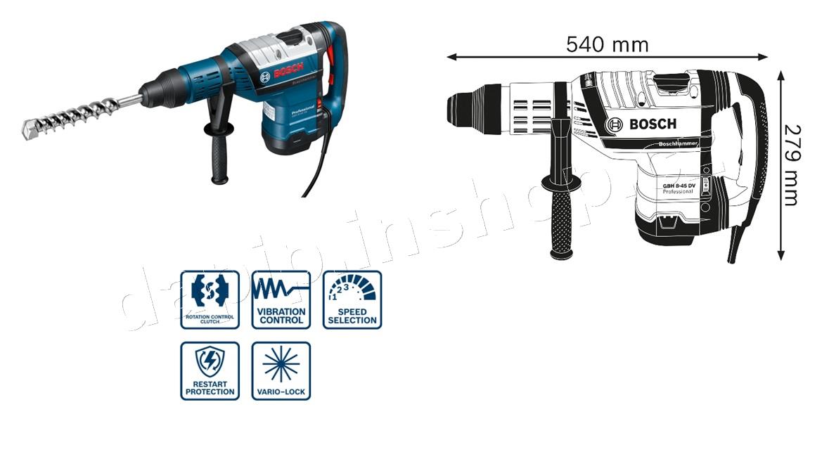 GBH 8-45 DW - BOSCH PROFI