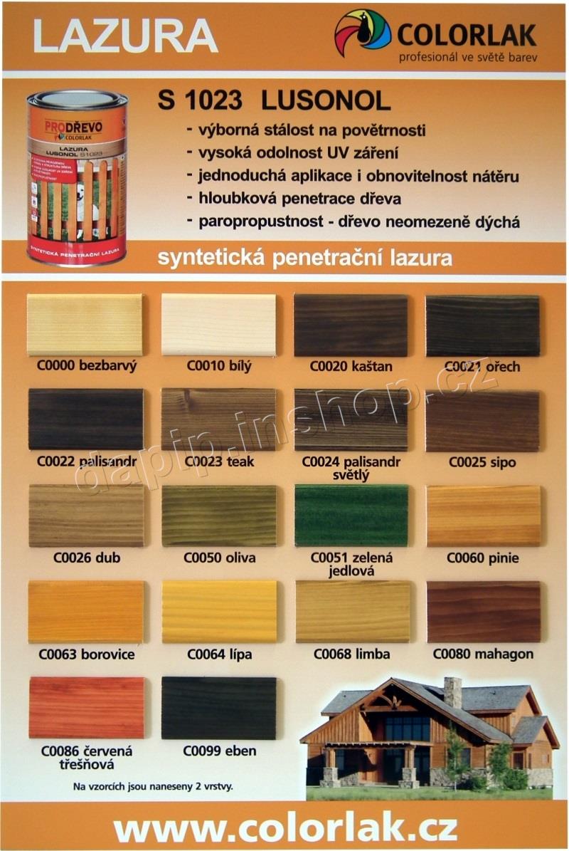 Lusonol S 1023 - VZORNÍK - COLORLAK