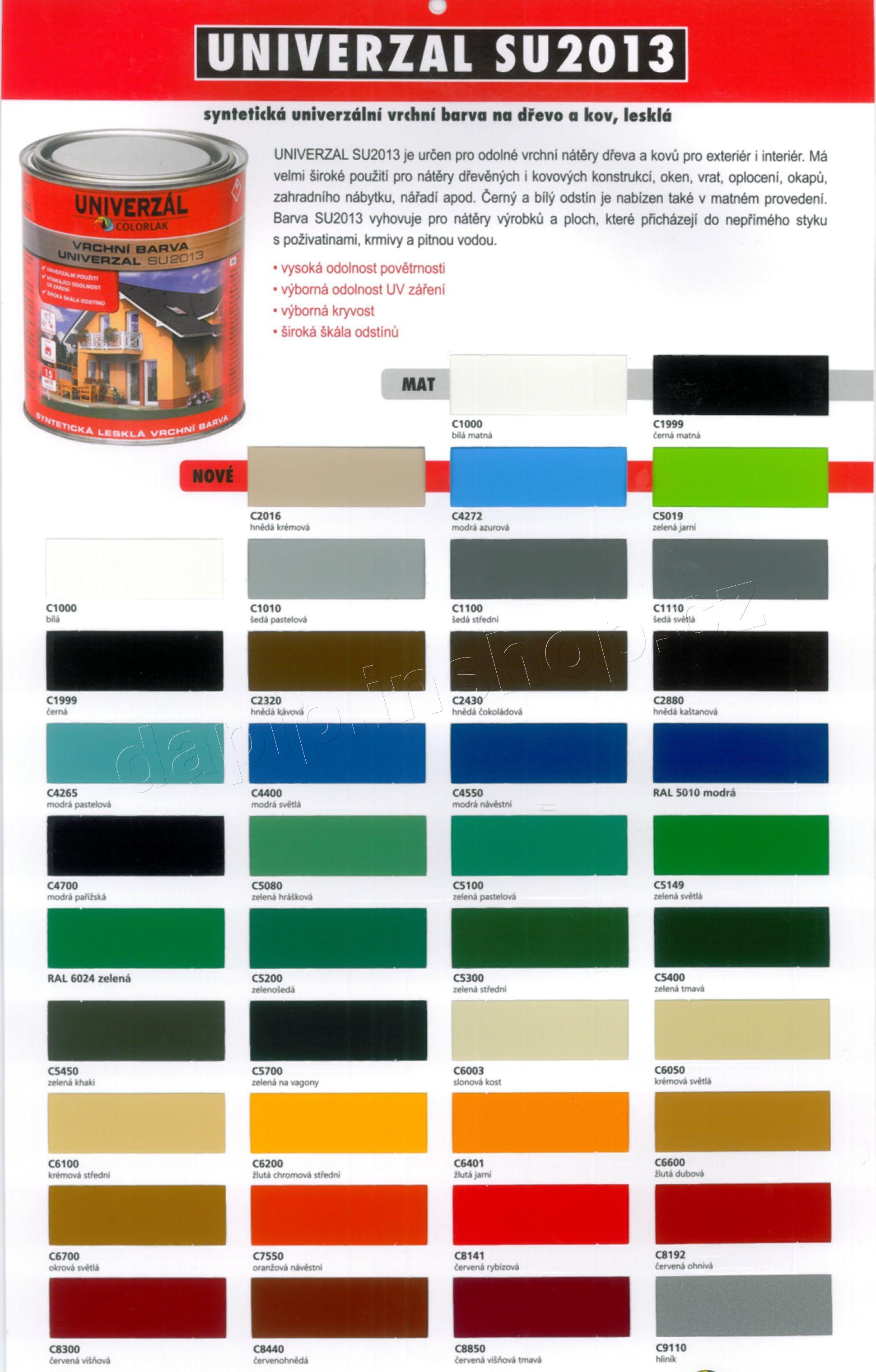 Univerzal SU 2013 - COLORLAK
