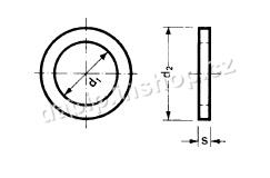 M8 - /8,4*15*1,6/ - BZN - ( BALENÍ 1000 KS )