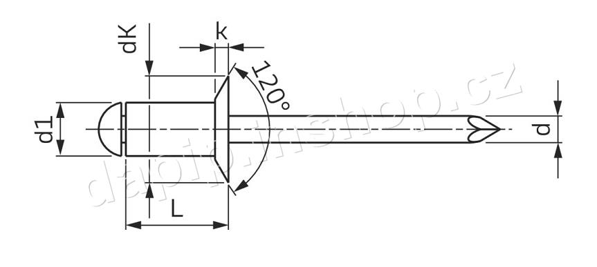 4,0*8 - A2 - ( BALENÍ 500 KS )
