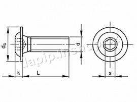 M4*25- A2 - (ECO-FIX) - ( BALENÍ 500 KS )