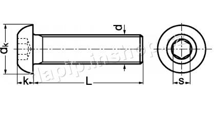 M10*55 - FE - ( BALENÍ 100 KS )