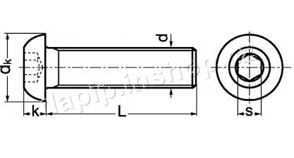 M5*10 - A2 - ( BALENÍ 500 KS )