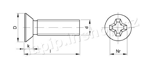 M4*8 - A4 - ( BALENÍ 1000 KS )