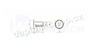 M6*17 - BZN - ( BALENÍ 400 KS )