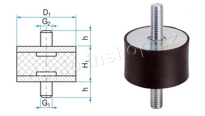 30*25 / M8*20 - RUBENA