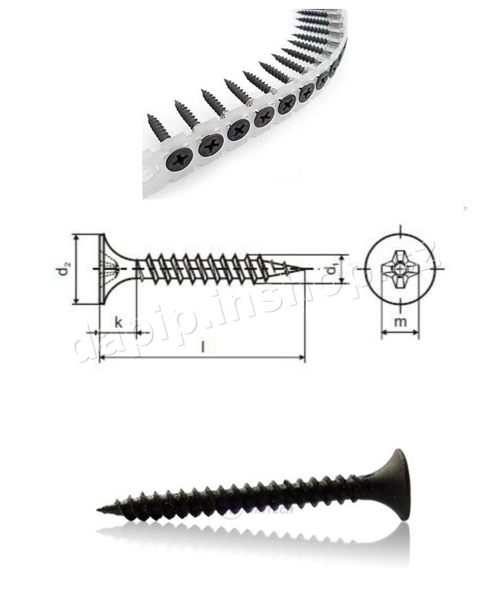 3,5*25 - JEMNÝ - TN - PÁSKOVANÉ - ( BALENÍ 1000 KS )