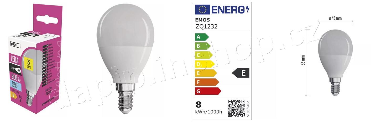 ZQ1232 - EMOS Lighting - ( BALENÍ 1/ 10 KS )