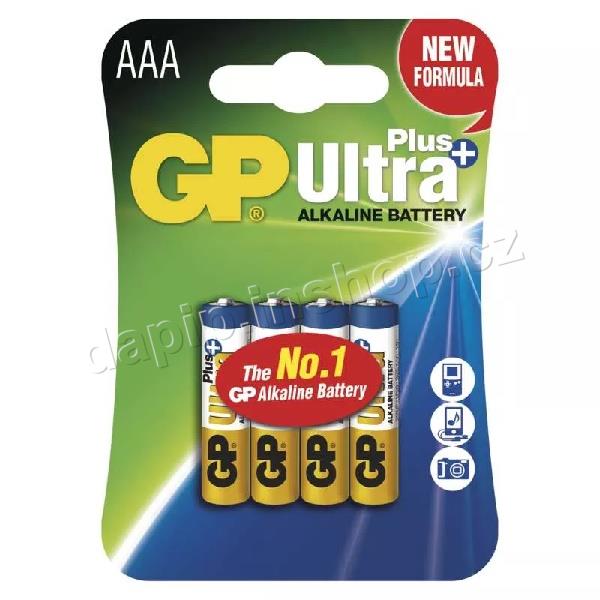 UKONČENÁ POLOŽKA - B1711 - GP - ALKALINE Ultra Plus - ( BALENÍ 4 KS )