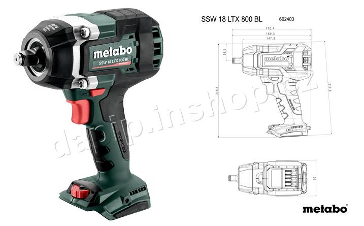 SSW 18 LTX 800 BL - METABO