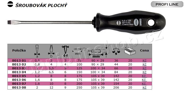 PL -1,2*8,0 - NAREX - PROFI LINE