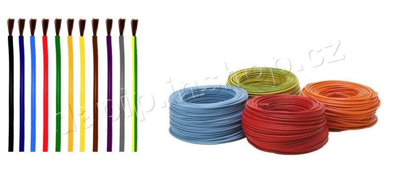 H07V-K 0,75 ( CYA ) - ŠEDÁ - NKT cables - ( BALENÍ 50 m )