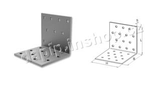 Spojovací úhelník bez prolisu pravidelný - RŮZNÍ VÝROBCI - ( BALENÍ ?? KS )