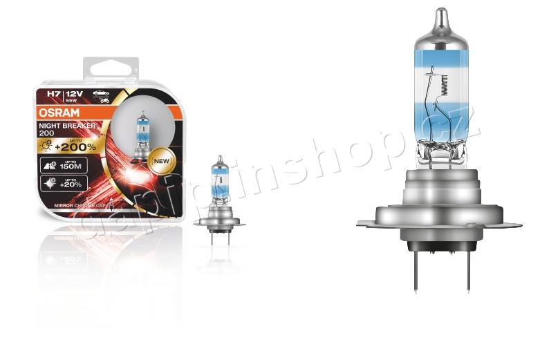 NIGHT Breaker 200% H7 - OSRAM - ( BALENÍ 1 KS )