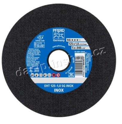 EHT 125-1,0 SG - INOX - PFERD - ( BALENÍ 25 KS )