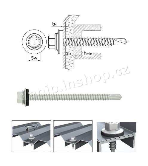 4,8*35 - BZN - ( OCEL podložka ) - ( BALENÍ 250 KS ) - RAWLPLUG