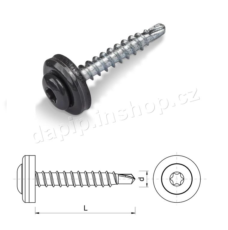 4,8*35 - BZN - RAWLPLUG - ( AL podložka ) - ( BALENÍ 250 KS )