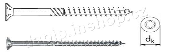 6,0*140 - BZN - ( BALENÍ 100 KS )