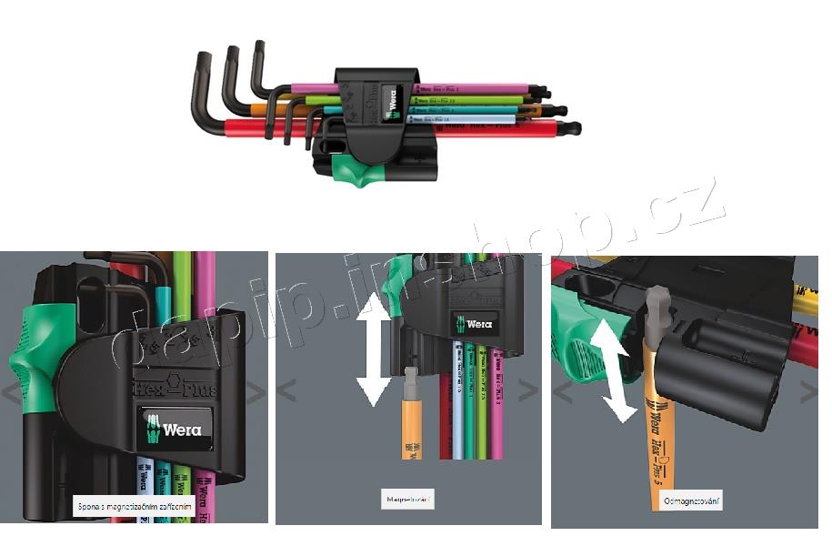 950/7 Hex-Plus Multicolour Magnet 1 - WERA