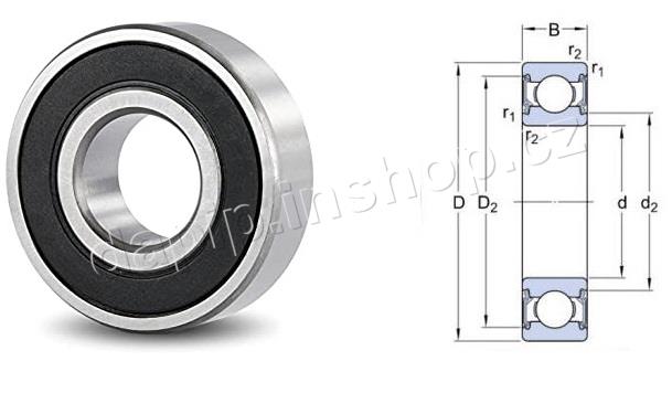 6209 - 2RS C3 - NACHI JAPAN