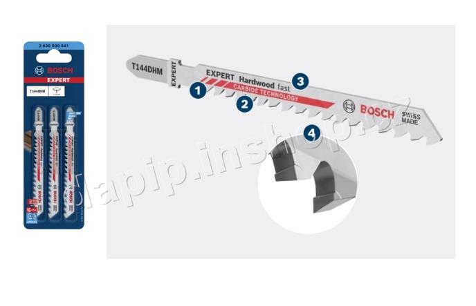 T 144 DHM - HARDWOOD FAST - BOSCH PROFI - ( BALENÍ 3 KS )