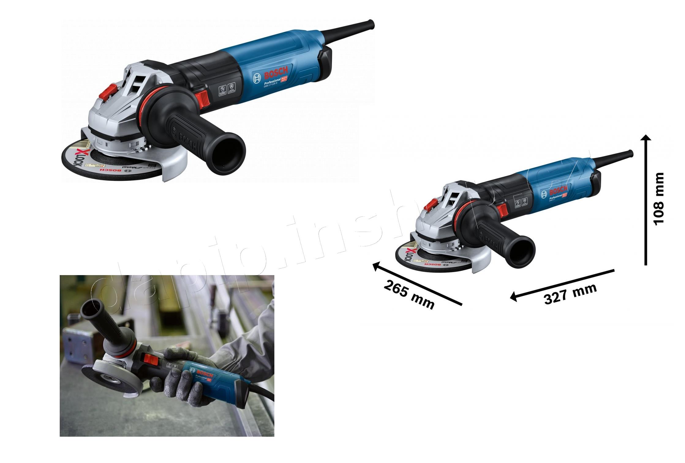 GWS 17-125 S - BOSCH - PROFI