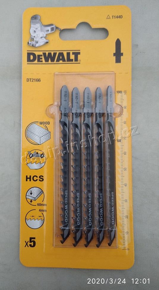 DT2166 ( T144D ) - DEWALT - ( BALENÍ 5 KS )