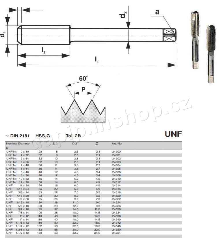 UNF 7/16 - 20 - VOLKEL