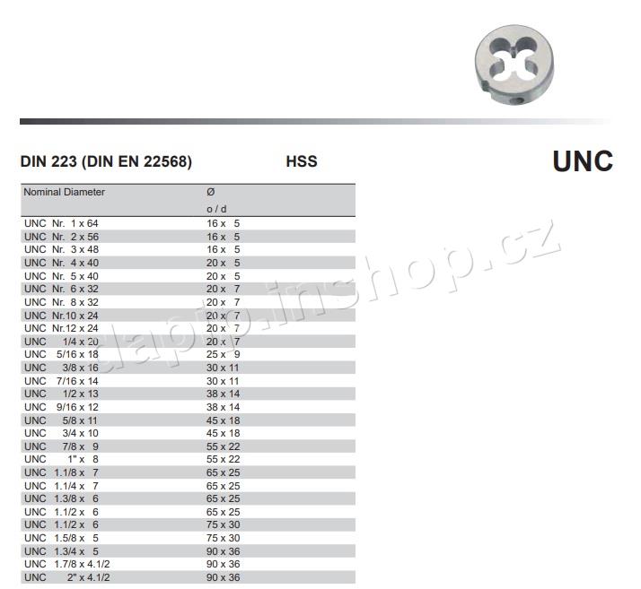 UNC 1/2 - 13 - NCZ