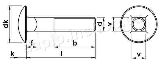 M8*40 - A2 - ( BALENÍ 100 KS )