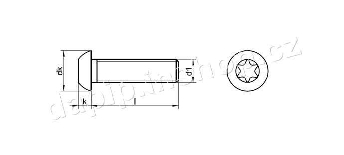 M4*10 - BZN - ( BALENÍ 500 KS )