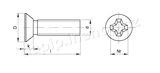 M5*100 - BZN - ( BALENÍ 100 KS )