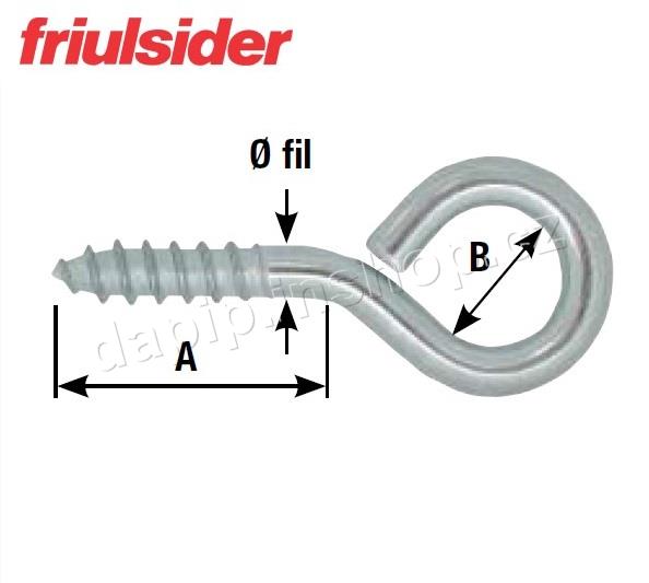 5,0*50*14 - FRIULSIDER - ( BALENÍ 100 KS )
