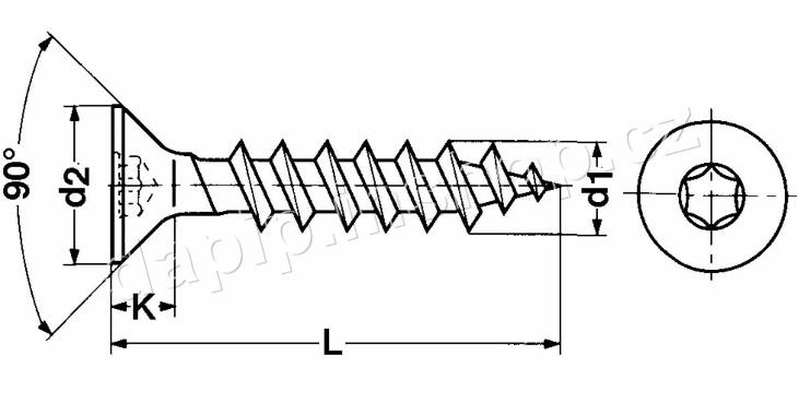 3,0*40 - ZZN - ( BALENÍ 1000 KS )