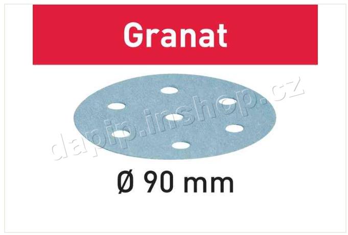STF D90/6 P80 GR/50 - GRANAT - FESTOOL - ( BALENÍ 50 KS )