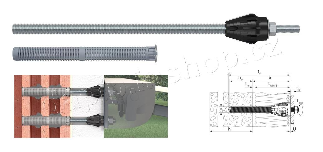 TherMax 16/170 M12 B gvz - FISCHER - ( BALENÍ 2 KS )