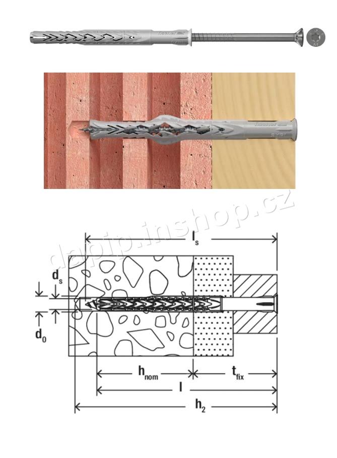 10*80 - A4 - SXRL-T - FISCHER - ( BALENÍ 50 KS )