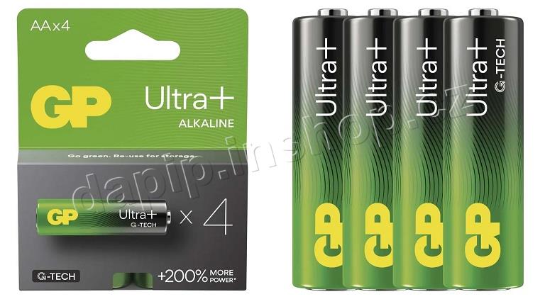 B03214 - GP - ALKALINE Ultra Plus - ( BALENÍ 4 KS )