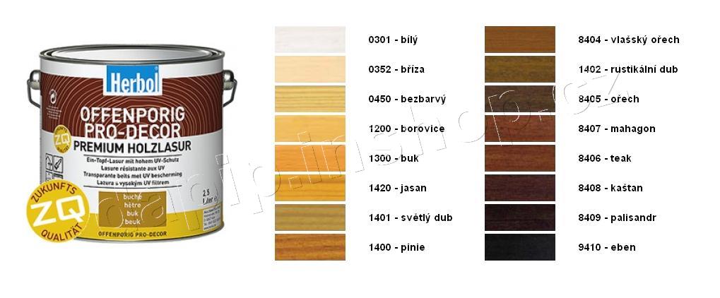 Offenporig Pro-Décor ZQ - HERBOL