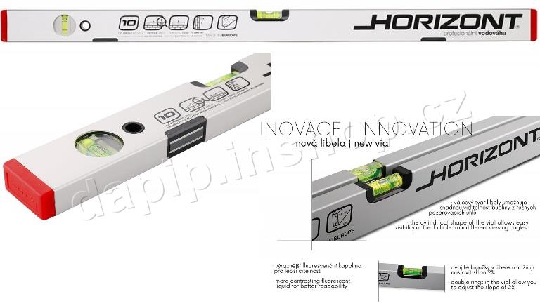Vodováha PROFI - 1000 mm - HORIZONT