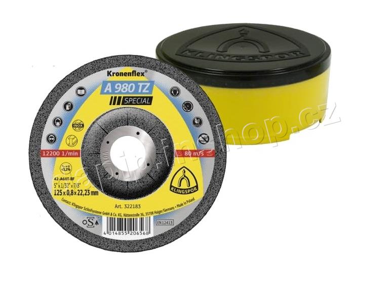 322183 - A 980TZ - SPECIAL - KLINGSPOR - ( BALENÍ 25 KS )