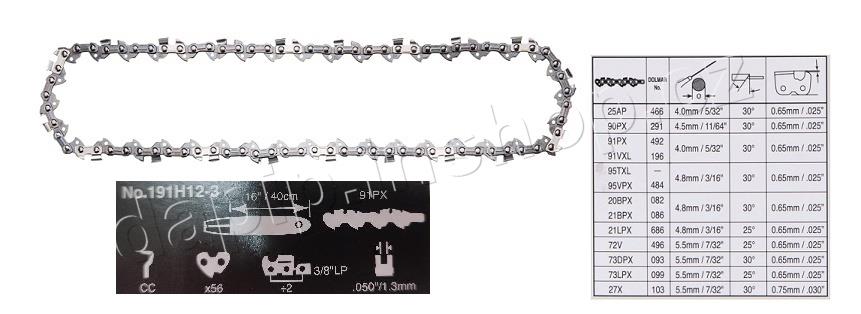 ND pilový řetěz - 191H12-3 - MAKITA