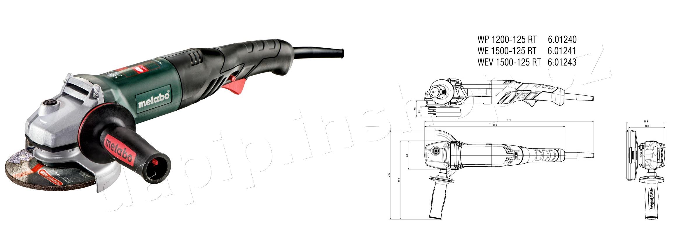 WE 1500-125 RT - METABO