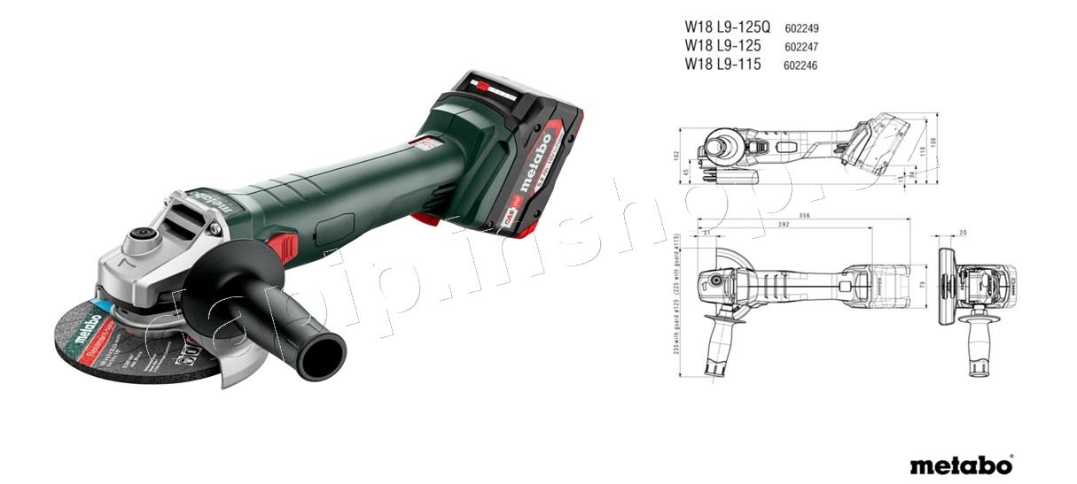 W 18 L 9-125 Quick - METABO