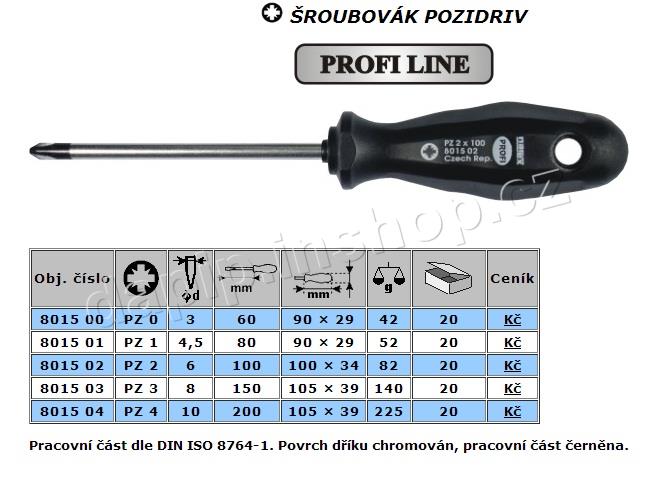 PZ 1 - NAREX - PROFI LINE