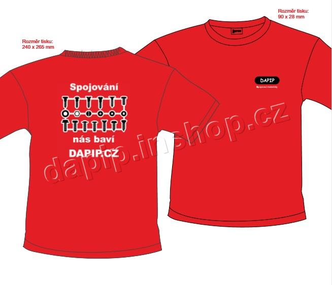 Reklamní tričko s potiskem a logem ČB - PROMO TEXTILE