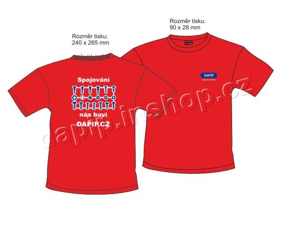 Reklamní tričko s potiskem a logem MB - PROMO TEXTILE